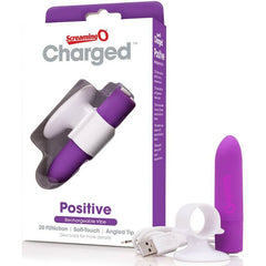 SCREAMING O - POSITIVE LILAC RECHARGEABLE MASSAGER