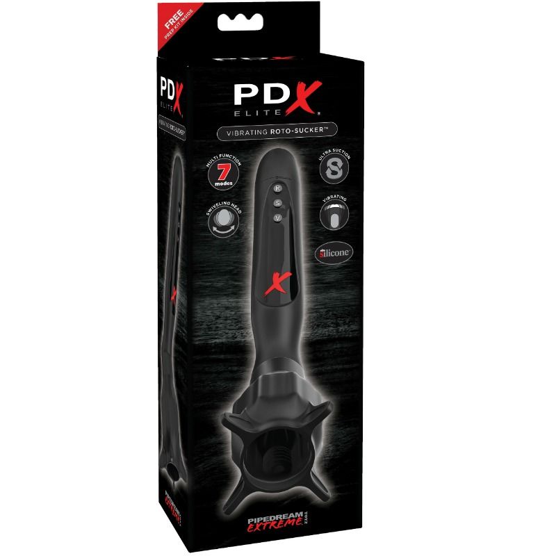 PDX ELITE - ROTO-SUCKER VIBRATION AND SUCTION STIMULATOR