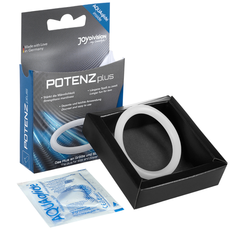 JOYDIVISION POTENZDUO - PLUS WHITE PENIS RING - M