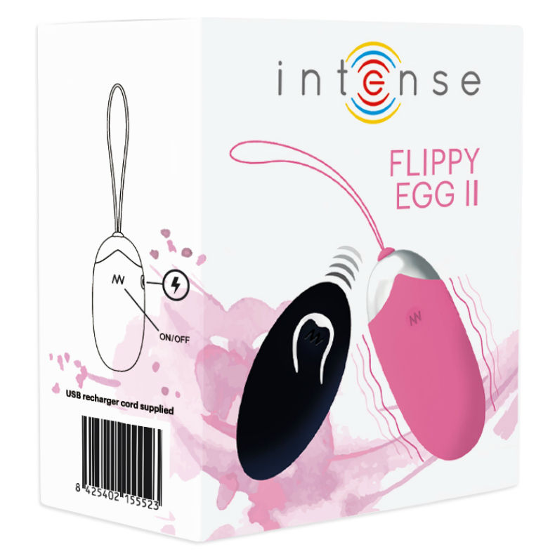 INTENSE - FLIPPY II RECHARGEABLE EGG REMOTE PINK