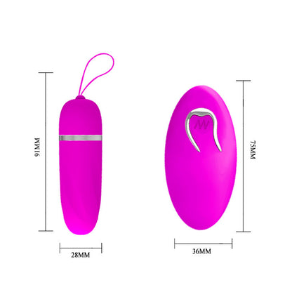 PRETTY LOVE - DEBBY VIBRATING EGG WITH REMOTE CONTROL