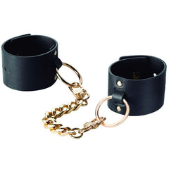 BIJOUX INDISCRETS MAZE - BLACK HANDCUFFS AND BRACELETS