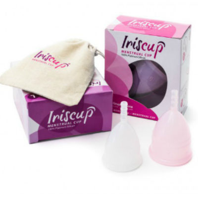 IRISCUP - SMALL PINK MENSTRUAL CUP + FREE STERILIZER BAG