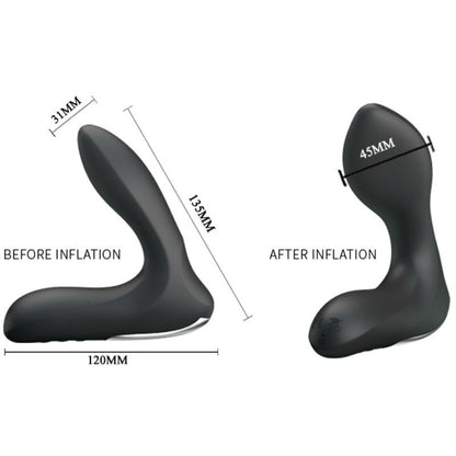 PRETTY LOVE - LEONARD INFLATABLE PROSTATE MASSAGER WITH VIBRATION