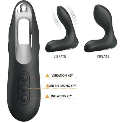 PRETTY LOVE - LEONARD INFLATABLE PROSTATE MASSAGER WITH VIBRATION