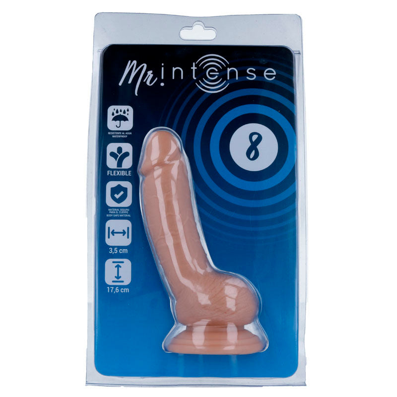 MR INTENSE - 8 REALISTIC PENIS 17.6 CM -OR- 3.5 CM