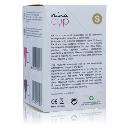 NINA KIKÍ - PINK MENSTRUAL CUP - SIZE S