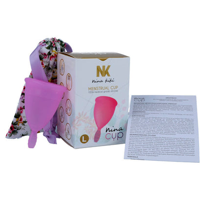 NINA KIKÍ - LILAC MENSTRUAL CUP - SIZE L