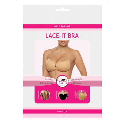 BYE-BRA - LACE-IT PUSH-UP ENHANCER BEIGE CUP A