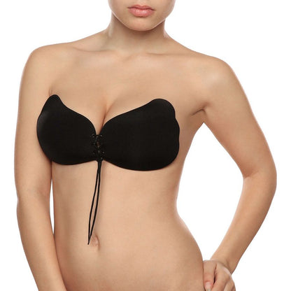 BYE-BRA - LACE-IT BLACK PUSH-UP ENHANCER CUP C