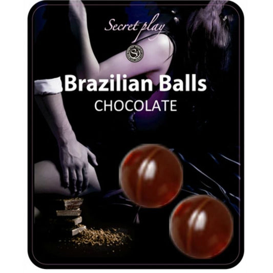 SECRETPLAY - BRAZILIAN BALLS  CHOCOLATE SET 2 BOLAS