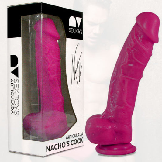 NACHO VIDAL - NACHO VIDAL ARTICULATED PENIS REPLICA 24CM PINK