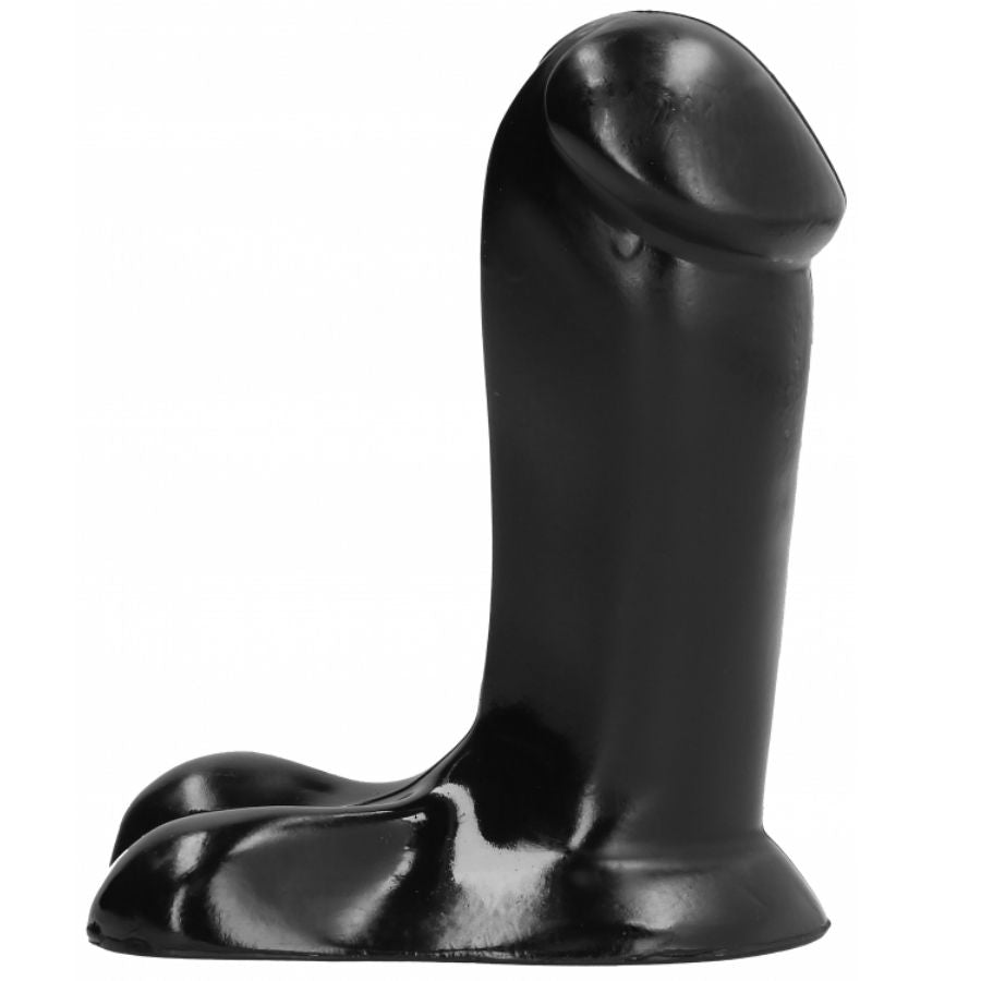 ALL BLACK - REALISTIC DILDO 14 CM