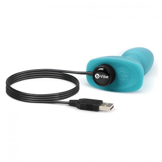 B-VIBE - RIMMING REMOTE CONTROL ANAL PLUG PETITE TEAL