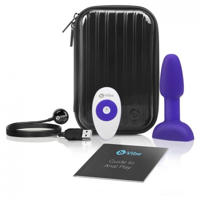 B-VIBE - RIMMING REMOTE CONTROL ANAL PLUG PETITE LILAC