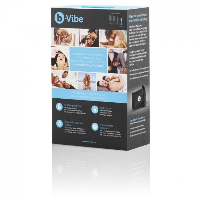 B-VIBE - SNUG PLUG 1 BLACK