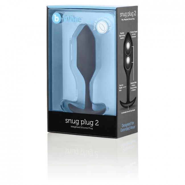 B-VIBE - ANAL SNUG PLUG 2 BLACK