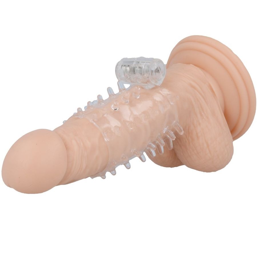 CASUAL LOVE - TRANSPARENT VIBRATOR PENIS RING COVER