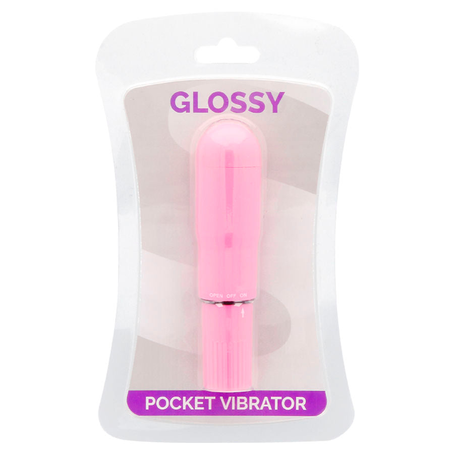 GLOSSY - INTENSE PINK VIBRATOR POCKET