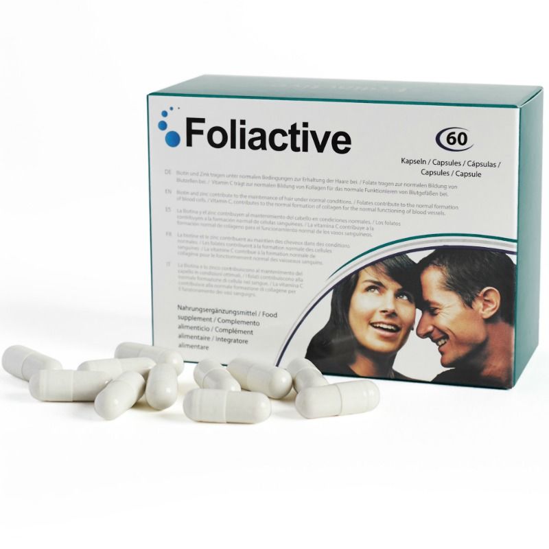 500 COSMETICS - FOLIACTIVE PILLS FOOD SUPPLEMENT FOR HAIR LOSS