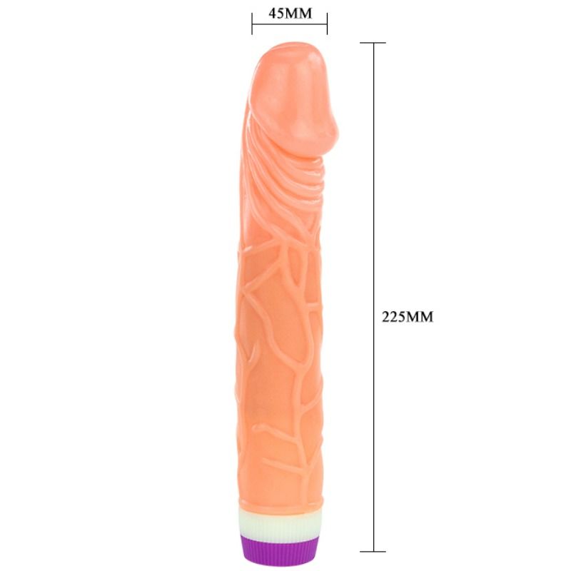 DANCE - WAVES OF PLEASURE REALISTIC VIBRATING 22.5 CM