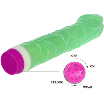 DANCE - WAVES OF PLEASURE VIBRATOR 23 CM GREEN