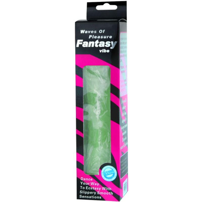 DANCE - WAVES OF PLEASURE VIBRATOR 23 CM GREEN