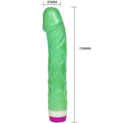 DANCE - WAVES OF PLEASURE VIBRATOR 23 CM GREEN