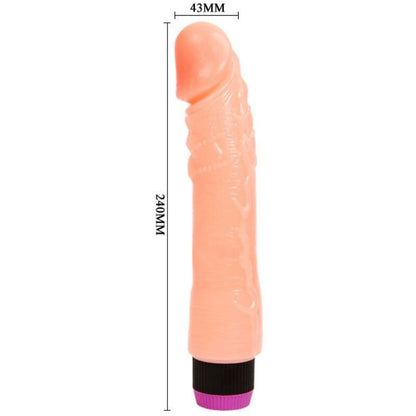 BAILE - VIBRADOR REALISTICO FLEXIBLE NATURAL 24 CM