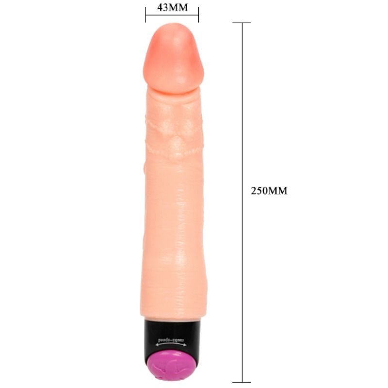 DANCE - FLEXIBLE REALISTIC VIBRATOR 25 CM