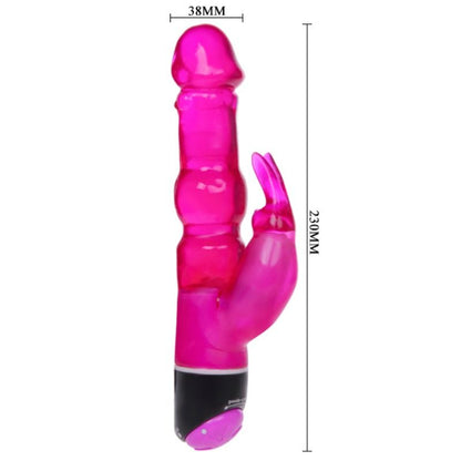 DANCE - WAVES OF PLEASURE FANTASY VIBRATOR WITH RABBIT 23 CM