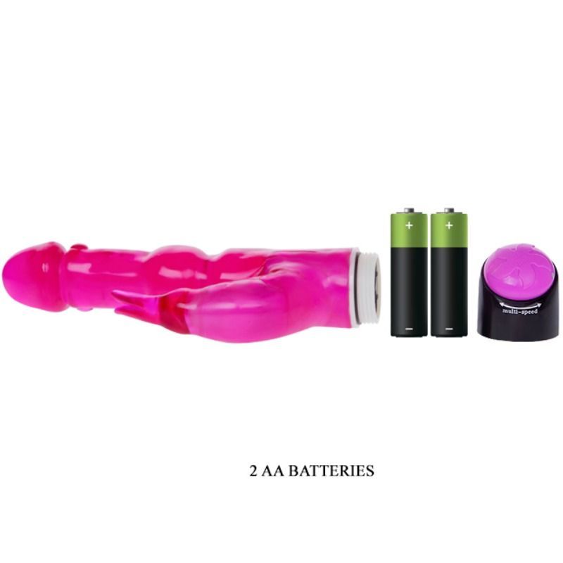 DANCE - WAVES OF PLEASURE FANTASY VIBRATOR WITH RABBIT 23 CM