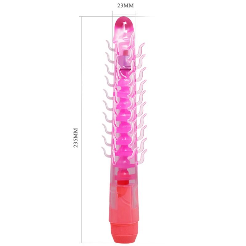 BAILE - FLEXI VIBE SENSUAL SPINE BENDABLE VIBRATING DILDO 23.5 CM