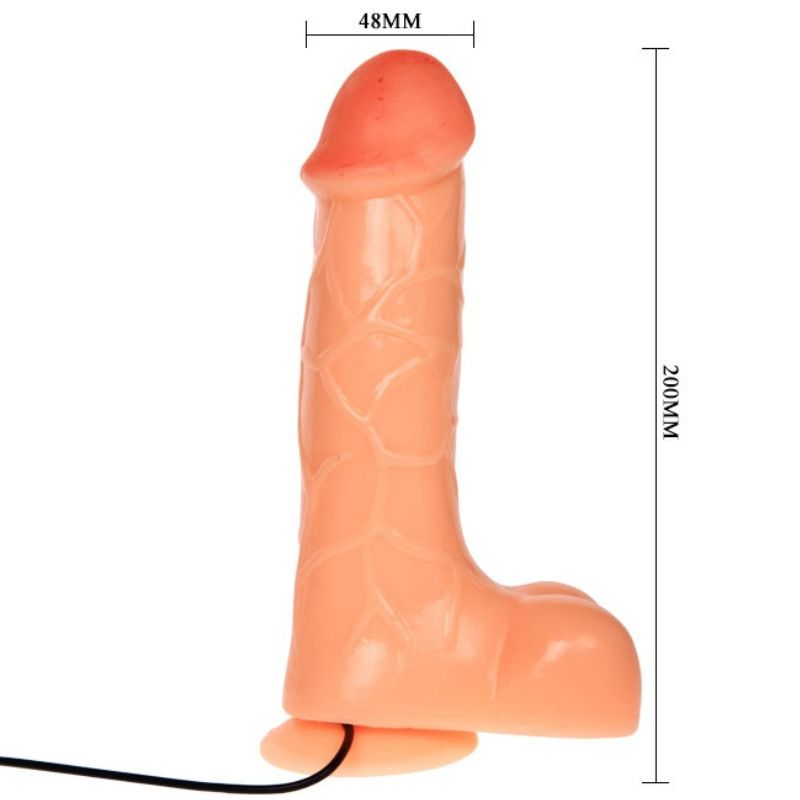 DANCE - INTREPID EMPEROR REALISTIC VIBRATING DILDO 20 CM