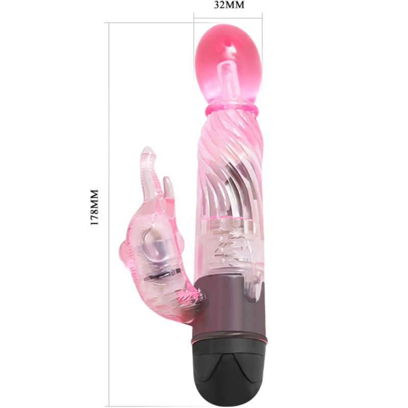 DANCE - GIVE YOU A KIND OF LOVER VIBRATOR WITH PINK RABBIT 10 MODES