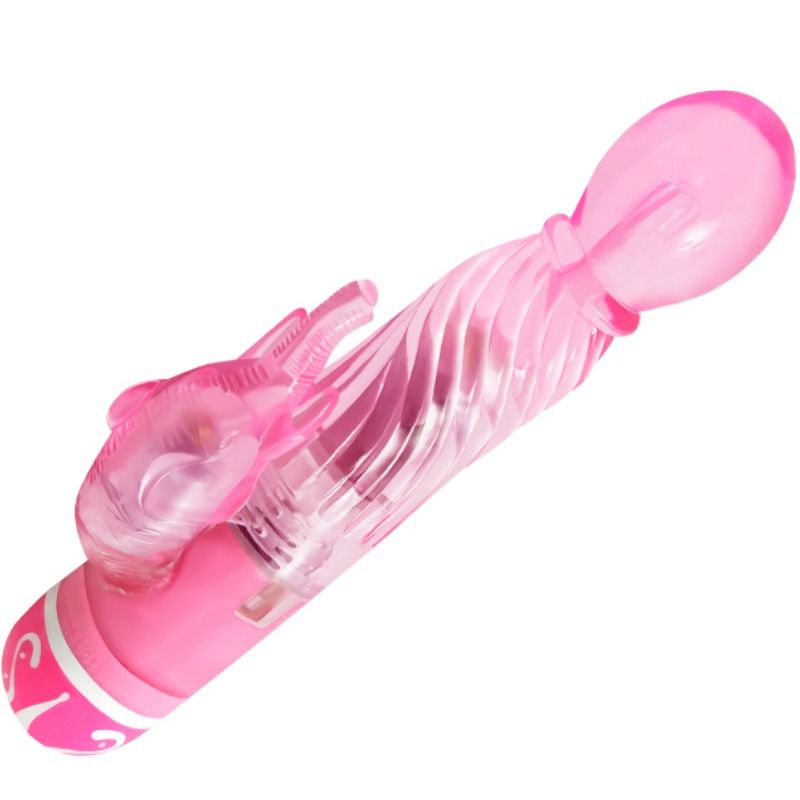 BAILE - MULTI-SPEED VIBRATOR WITH PINK STIMULATOR