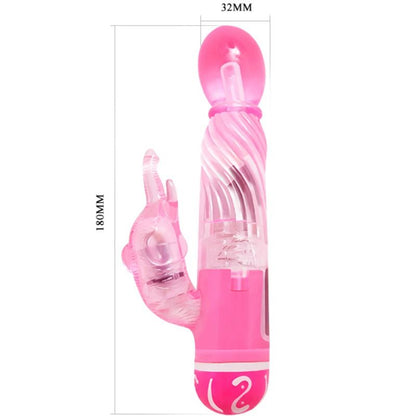 BAILE - VIBRADOR MULTIVELOCIDAD CON ESTIMULADOR ROSA