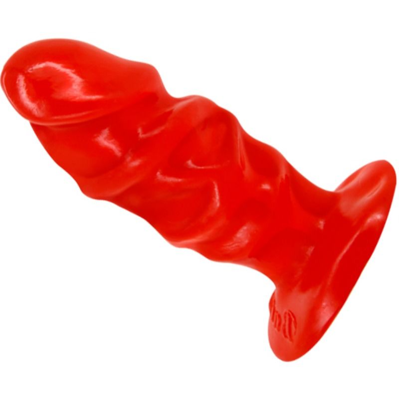 DANCE - UNISEX ANAL PLUG WITH SUCTION CUP RED