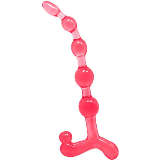 DANCE - BENDY TWIST RED ANAL BEADS