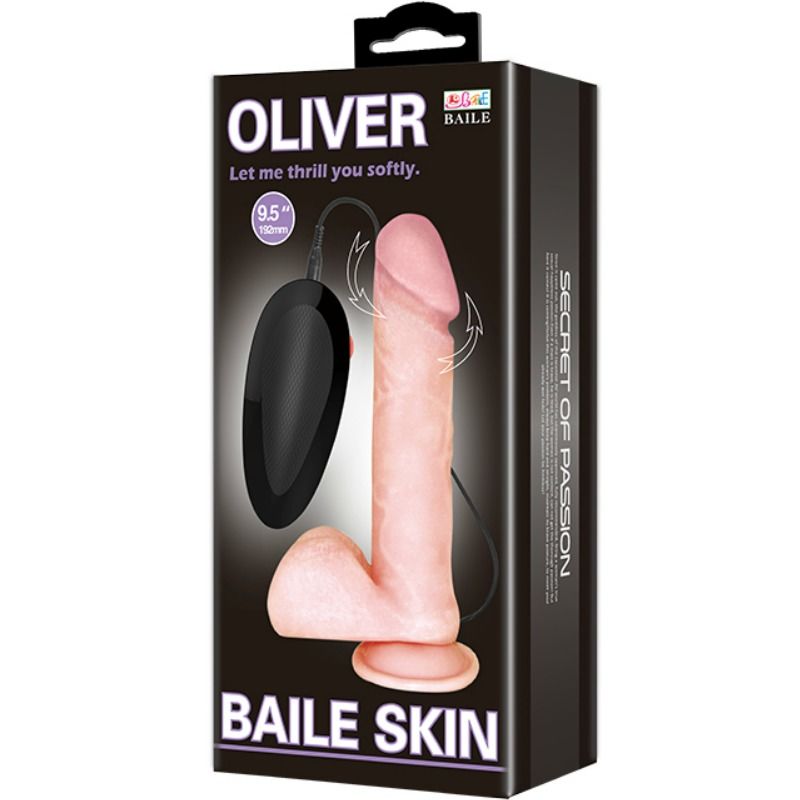 BAILE - VIBRADOR REALISTICO OLIVER CON FUNCION ROTACION