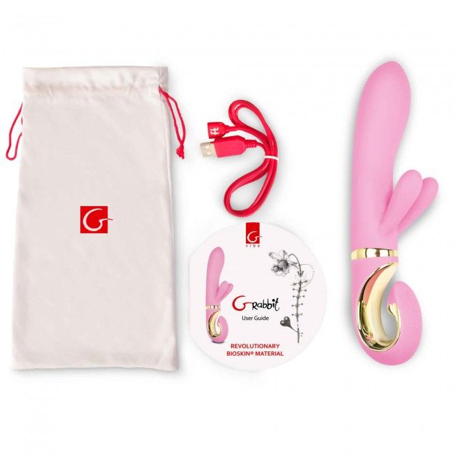 G-VIBE - G-RABBIT VIBRADOR CONEJITO RAMPANTE ROSA