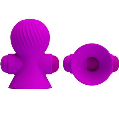 PRETTY LOVE - NIPPLE STIMULATORS 12 VIBRATION MODES LILAC