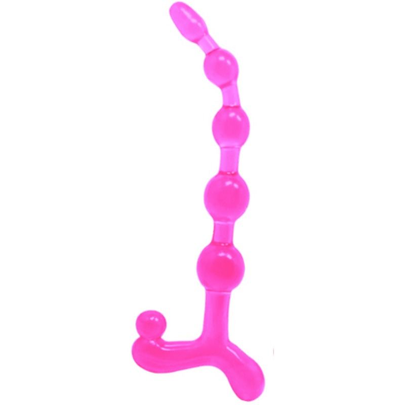 DANCE - BENDY TWIST PINK ANAL BEADS