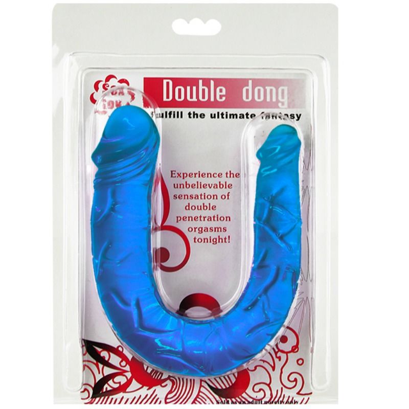 DANCE - DOUBLE DONG DOUBLE DILDO BLUE