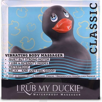 BIG TEASE TOYS - I RUB MY DUCKIE CLASSIC BLACK VIBRATOR DUCK