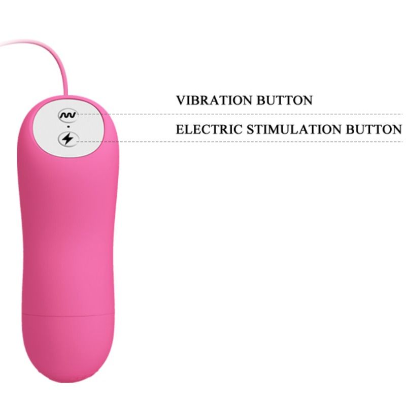 DANCE - ROMANTIC WAVE PIZAS WITH VIBRATION AND ELECTROSHOCK FUCHSIA