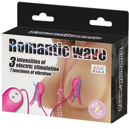 DANCE - ROMANTIC WAVE PIZAS WITH VIBRATION AND ELECTROSHOCK FUCHSIA