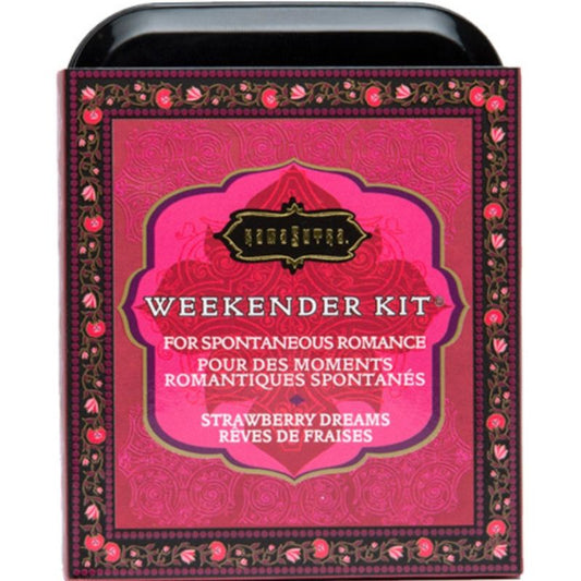 KAMASUTRA - WEEKENDER TIN KIT STRAWBERRY DREAMS STRAWBERRY