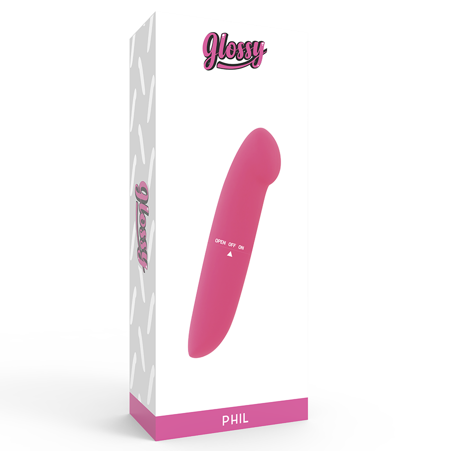 GLOSSY - PHIL PINK VIBRATOR