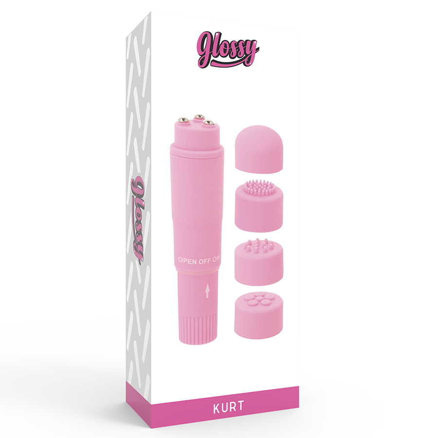 GLOSSY - POCKET  KURT MASAJEADOR ROSA